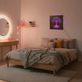LED drevený obraz – Strom života | RGB podsvietená dekorácia od SENTOP LED0562