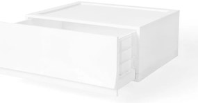 Modulárny úložný box Wave Snow bez koliesok 54,6 x 43,4 x 22 cm
