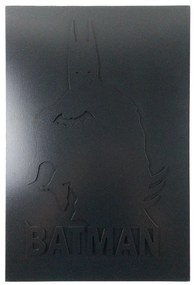 Veselá Stena Drevená nástenná dekorácia Batman čierny