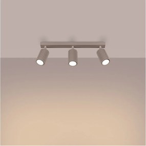 Taupe kovové bodové svietidlo 6,5x45 cm Gleam – Sollux