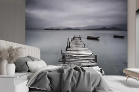 Gario Fototapeta Starý most na jazere Materiál: Vliesová, Rozmery: 400 x 280 cm