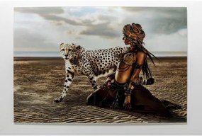 Desert Beauty sklenený obraz viacfarebný 150x100 cm