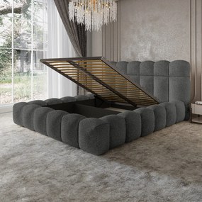 Dizajnová čalúnená posteľ DEA 180 x 200 v látke QUELLE