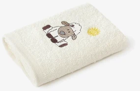 Goldea detský froté uterák - ovečka na smotanovej 30 x 50 cm
