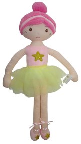 Handrová bábika Tulilo Balerína, 70 cm - ružová 70cm