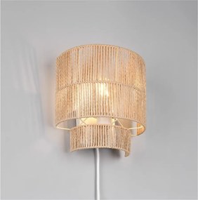 Nástenné svietidlo na USB v prírodnej farbe Satna – Reality