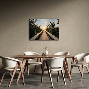 Obraz - cesta k slnku (70x50 cm)