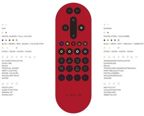 Leuchten Direkt 11991-55-LED RGB Stmievatelná stolná lampa SWING LED/9,5W/230V+DO