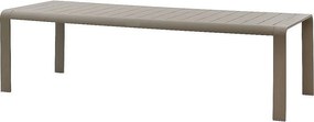 Hliníkový stôl ISABELLA 260x100 cm (café)