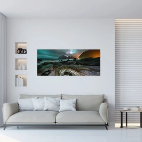 Obraz - Nočná scéna (120x50 cm)