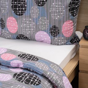 4Home Krepové obliečky Pink illusion, 140 x 220 cm, 70 x 90 cm