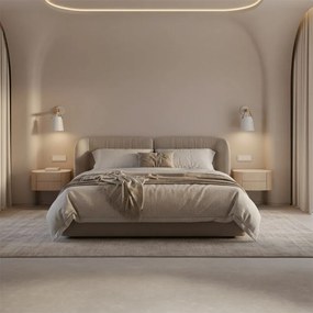 Toolight - Kovová nástenná lampa s remienkom 1xE27 APP467-1W, biela-hnedá, OSW-06916