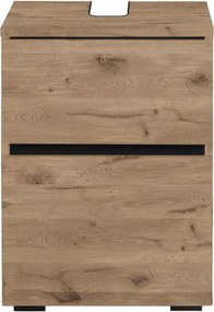 Skrinka pod umývadlo v dekore duba v prírodnej farbe 40x55 cm Wisla – Støraa