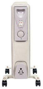 Elektrický olejový radiátor NB-1001 1500 W - biela