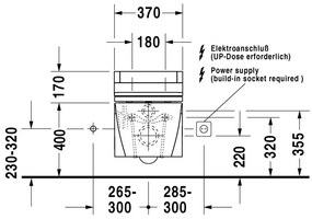 DURAVIT Starck 2 závesné WC s hlbokým splachovaním, 375 mm x 620 mm, 2533090000
