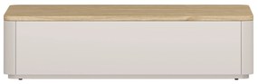 Konferenčný stolík Amilio 100 cm so zásuvkami - kašmírová / olejovaný dub