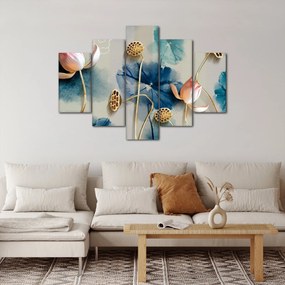 Obraz s kvetmi (150x105 cm)