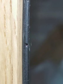 Dizajnové nástenné zrkadlo Daiwa 72 cm dub - II. Trieda