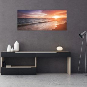 Obraz - Západ slnka v Thajsku (120x50 cm)