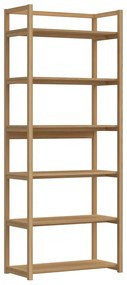 Regál Ludza 80 cm dub prírodný II