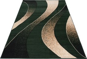 Kusový koberec TAPIS Waves - zelený/béžový