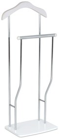 Autronic Nemý sluha Dustin chróm / biela, 45 x 108 cm