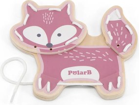 PolarB prepletanie zvieratiek – vzdelávacia drevená hračka