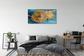 Obraz plexi Umenie kvety slnečnica 125x50 cm