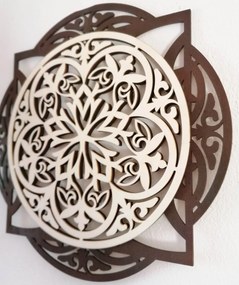 SENTOP | Drevený dekoratívny obraz s elegantným vzorom - mandala I SENTOP PR0304