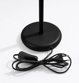 Sollux SL.1586 - Stolná lampa KARBON 1xGU10/10W/230V čierna