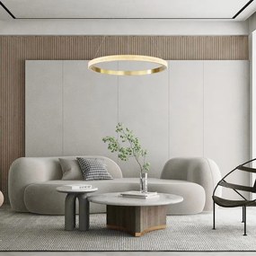 Toolight Toolight, LED stropné svietidlo 23W APP1510-CP, zlatá lesklá, OSW-05471