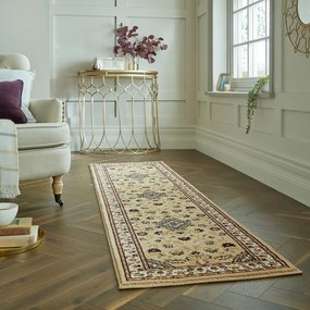 Béžový behúň 60x230 cm Sherborne – Flair Rugs
