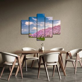 Obraz - Japonská jarná krajina (150x105 cm)
