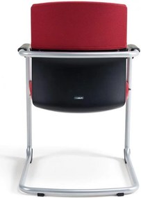 OFFICE PRO bestuhl -  OFFICE PRO bestuhl Konferenčná rokovacia stolička JCON BLACK červená