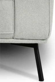 Svetlosivá ženilková rohová pohovka (ľavý roh/do L) Amsterdam – Scandic