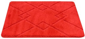Kúpeľňový koberček Moreno Red červený, kosoštvorce