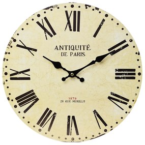 Nástenné hodiny, Flor0103, Antiquite de Paris, 34cm