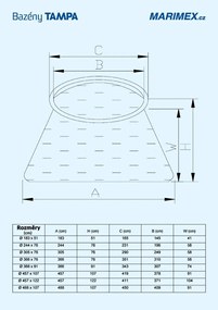 Marimex | Bazén Marimex Tampa 2,44 x 0,61m + kartušová filtrácia | 10340140