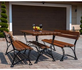 Záhradný komplet Kráľovský 1 bez lakťových opierok Cyprus