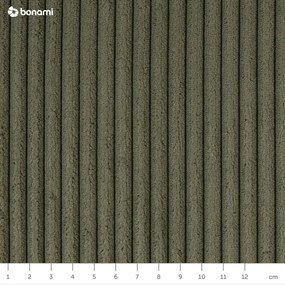 Zelená menčestrová rozkladacia pohovka 218 cm Tori - Bonami Selection