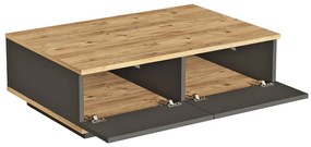 Konferenčný stolík Frem Anthracite a Atlantic Pine