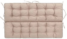 Vankúš na záhradnú hojdačku POLA 100 cm béžový ekolen