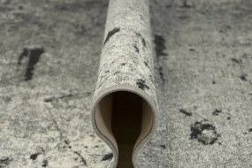 Protišmykový koberec Marl 19 sivý