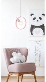 Luster na lanku NEXO 1xE27/40W/230V ružová