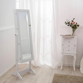 Skrinka na šperky so zrkadlom 41,5 x 36,5 x 147 cm