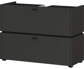 Antracitová skrinka pod umývadlo 80x59 cm Modesto – Germania