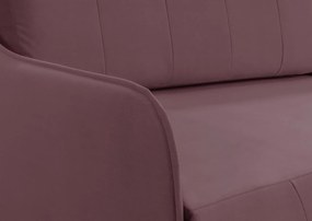 Rozkládací pohovka GALA Tmavě Růžová