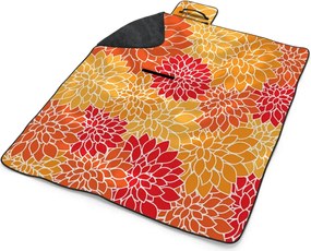 Sablio Plážová deka Barevné květiny: 200x140 cm