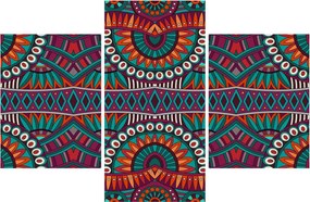 Obraz ornamentálne abstrakcie (90x60 cm)