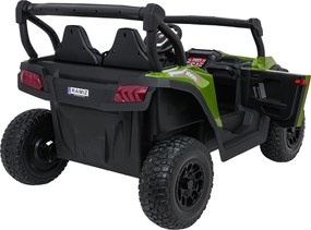 Ramiz Elektrická bugina Gravity pre deti zelená + pohon 4x4 + diaľkové ovládanie